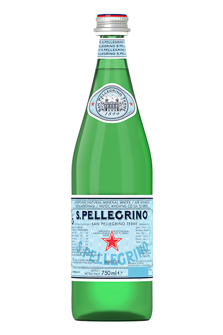 S.Pellegrino glazen fles 75cl (doos van 12)