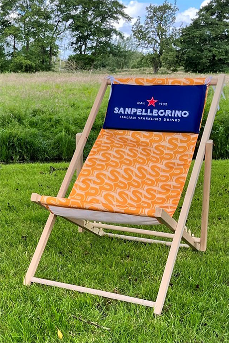 S.Pellegrino Strandstoel oranje