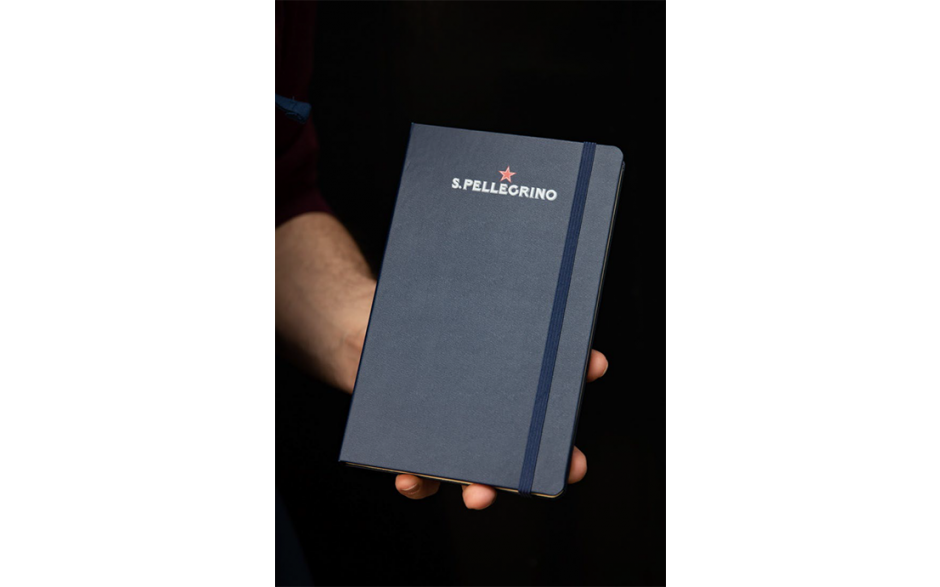 S.Pellegrino Moleskin Notebook