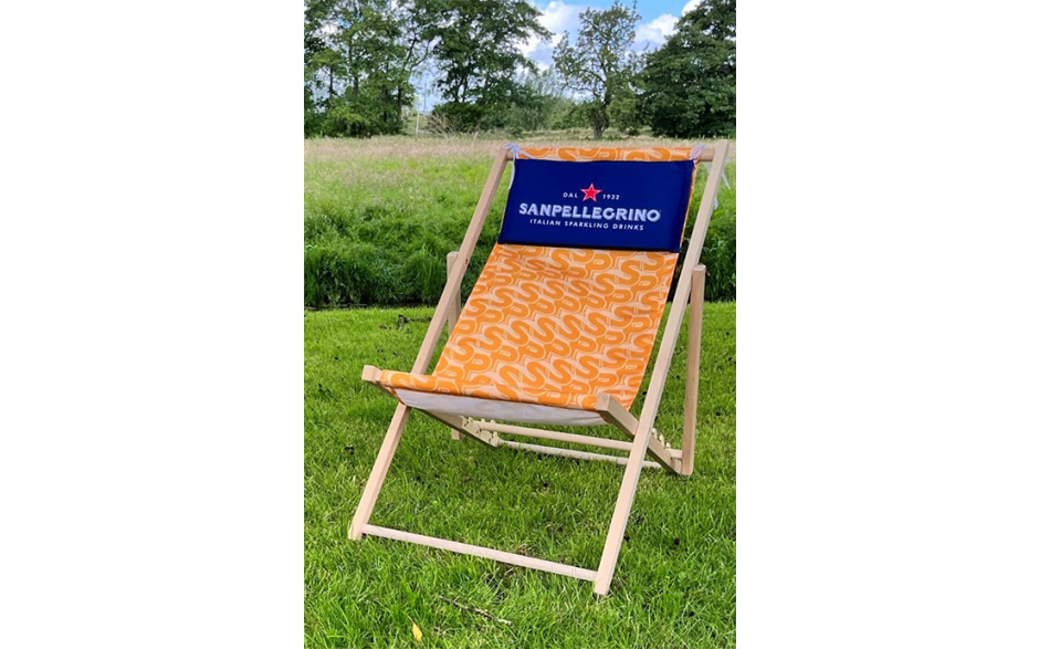 S.Pellegrino Strandstoel oranje